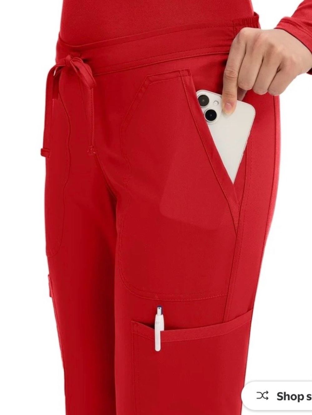 Cherokee Revolution Mid Rise Drawstring Scrub Pants - Picture 4 of 15